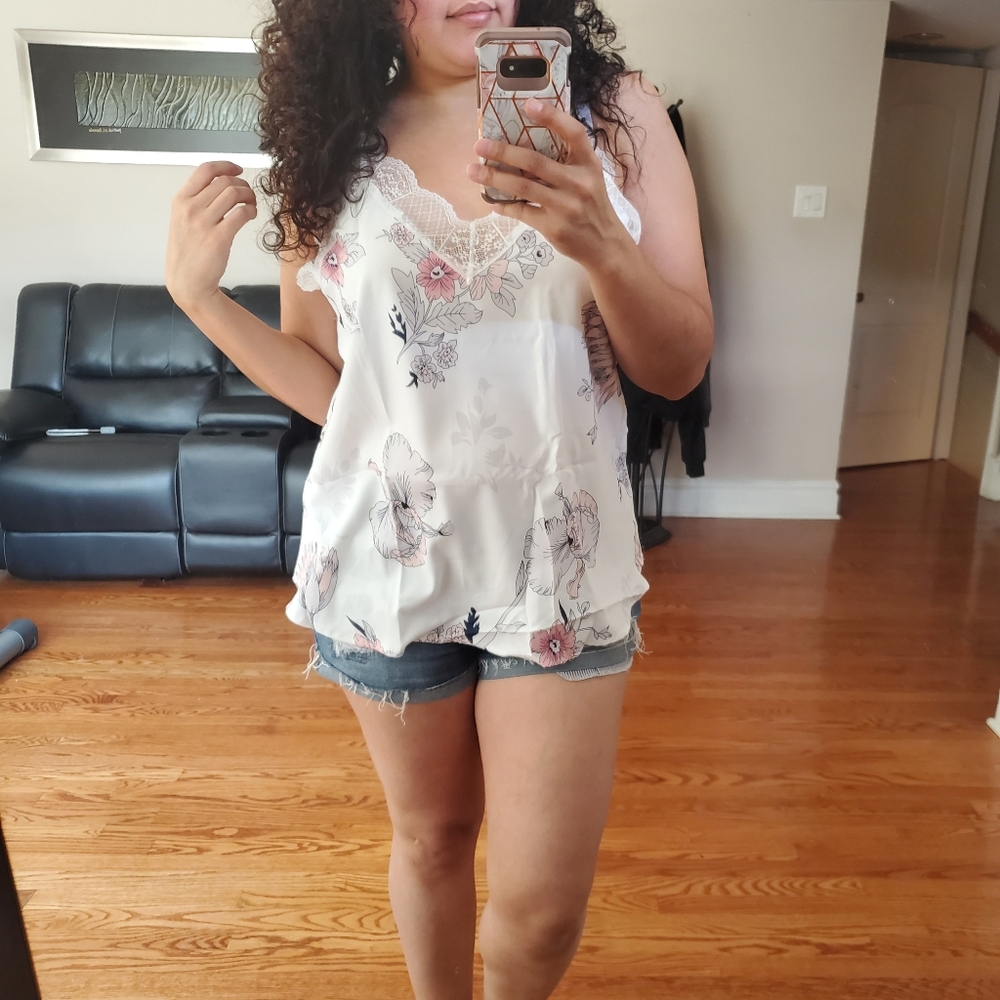Floral Camisole M L XL - Picture 3 of 5